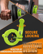 MAXRICH Barbell Clamp 1 inch Multiple Sizes & Adjustable Weight Clips - Image 3