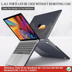 CISSOOK Compatible with MacBook Air 13.6 Inch M4 M3 M2 Case 2022 2023 2024 2025 - Image 5