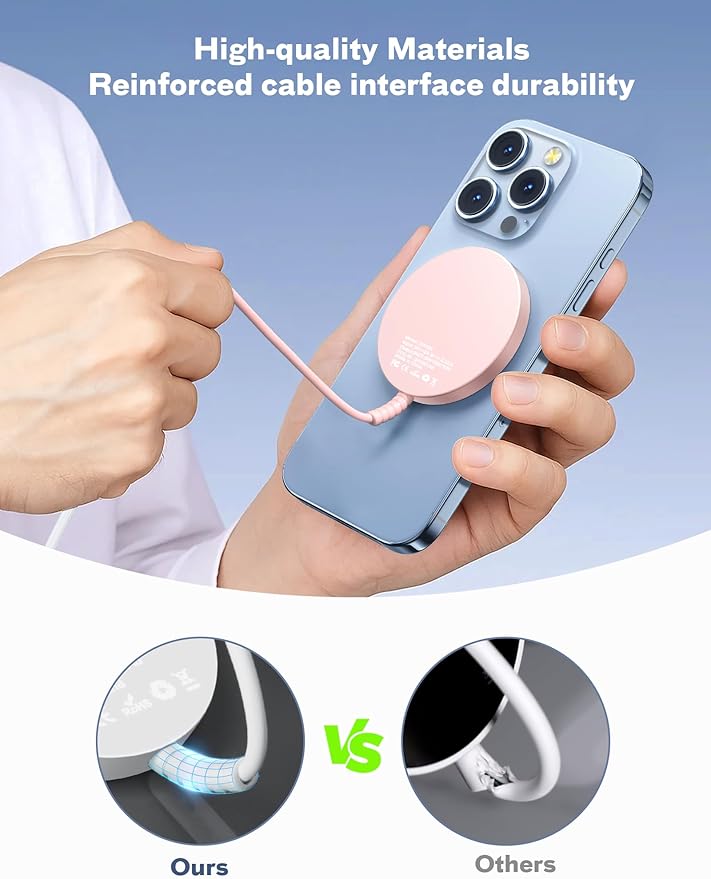 Magnetic Wireless Charger Fast Charge Strong Magnet Charging Pad - Image 8