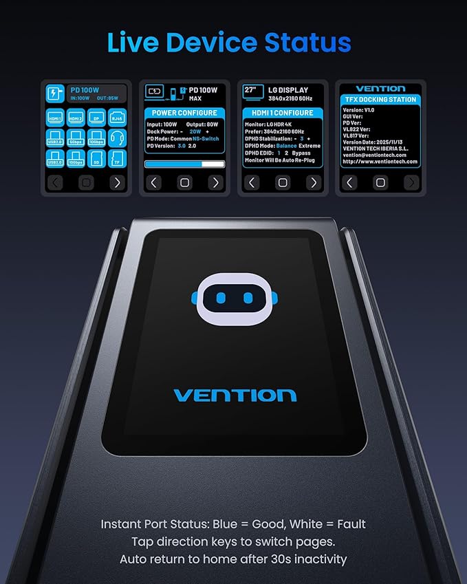 VENTION 13-in-1 Laptop Docking Station 3 Monitors - Image 3