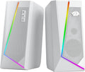 Redragon GS520 RGB Desktop Speakers, 2.0 Channel PC Computer Stereo Speaker by REDRAGON