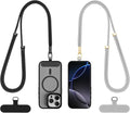 Phone Lanyard 2 Pack, 2x Adjustable Crossbody Phone Strap, 2x Tether Tab by Dadanism