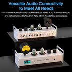 Douk Audio 2 Channel Bluetooth Vacuum Tube Preamp, Hi-Fi Headphone Amp - Image 3