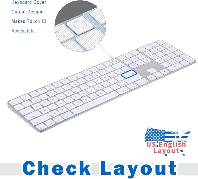 Keyboard Cover for 2024 M4 iMac Magic Keyboard - Image 3