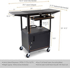Line Leader Rolling AV Cart - Image 3