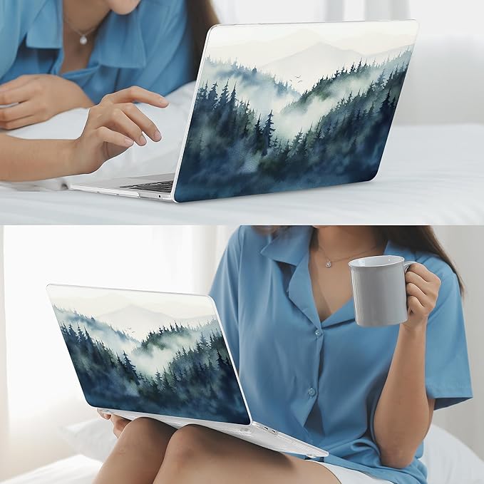 Mektron for MacBook Air 13 Case A1466/A1369, Snap-on Plastic Hard Shell Cover - Image 6