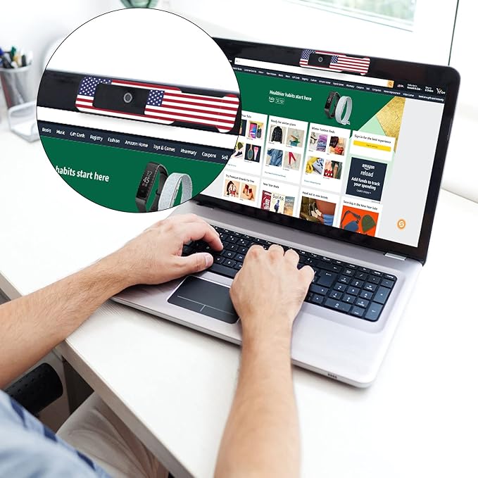 Webcam cover, 3 pieces, laptop camera cover, privacy shielding capacity is - Image 3