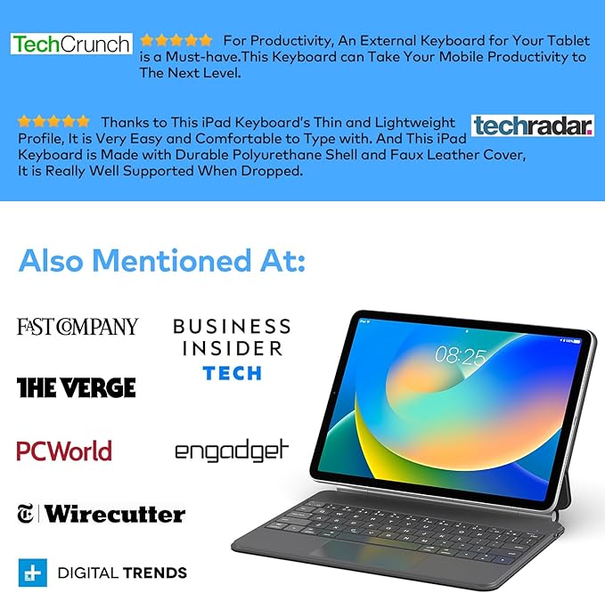 Keyboard Case for iPad 10th Generation 2022 & 11th – Magic-Style Keyboard - Image 5