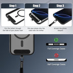 Phone Lanyard 2 Pack, 2x Adjustable Crossbody Phone Strap, 2x Tether Tab - Image 2