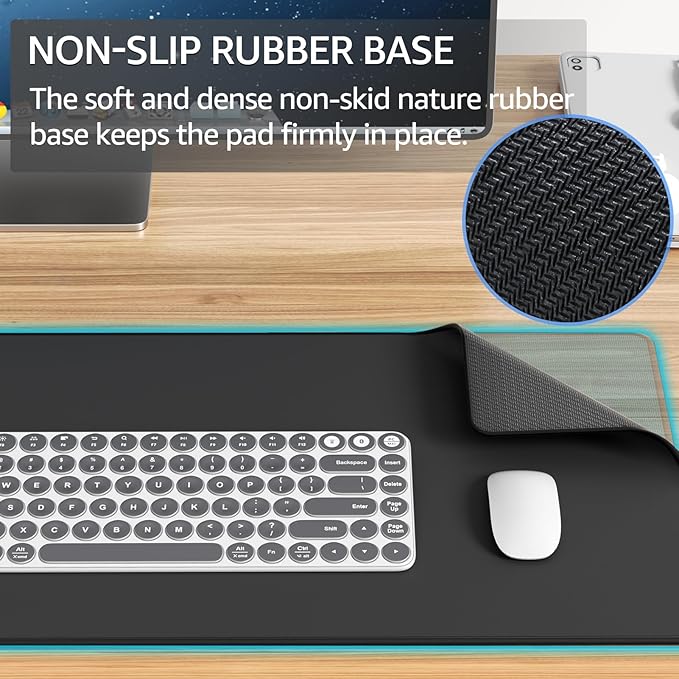 KTRIO Large Gaming Mouse Pad Desk Mat, Superior Micro-Weave Cloth - Image 4