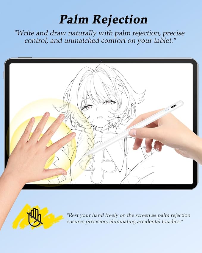 Stylus Pencil for Apple iPad 2018-2025 A16 11/10/9/8/7/6, iPad mini A17 Pro/6/5 - Image 7