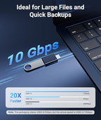 Syntech USB C to USB Adapter Pack of 2 USB C Male to USB3 Female Adapter - Image 3