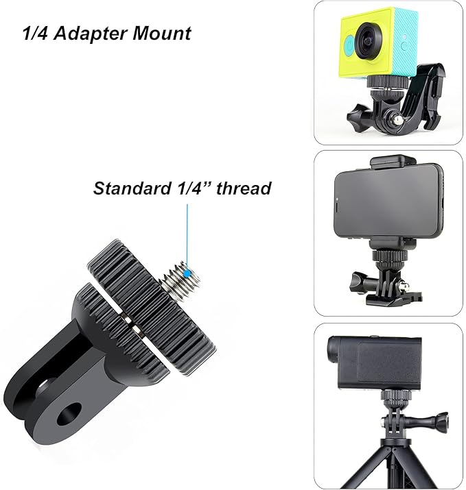 SOONSUN Tripod Mount Kit with 1/4"-20 Conversion Adapter and Cold Shoe Mount - Image 4
