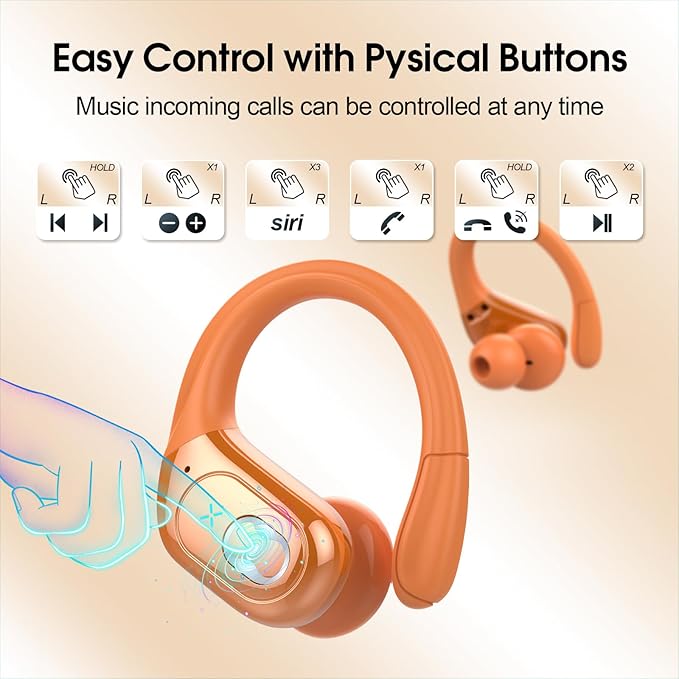 Wireless Earbuds 75hrs Bluetooth 5.4 Headphone Sport, 2026 Bluetooth Earbuds - Image 7