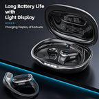 TRAUSI Open Ear Wireless Earbuds Bluetooth Headphones, 80H Playtime Stereo Ear - Image 3