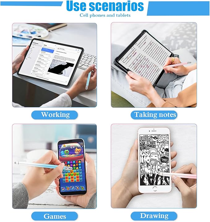 2PCS Stylus Pens for Touch Screens, Stylus Pen for iPhone/iPad/Tablet - Image 7