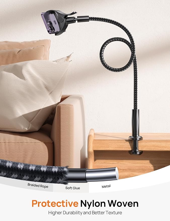 Gooseneck Phone Holder for Bed - Image 3