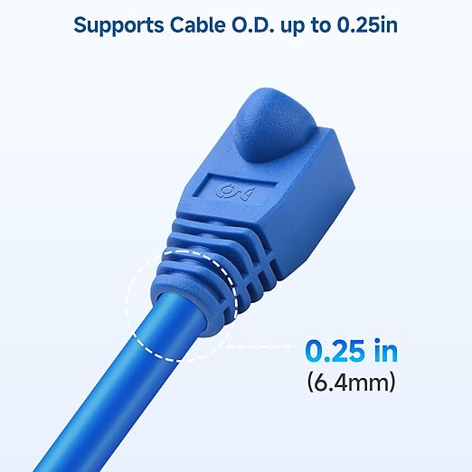 Cable Matters 200-Pack Cat6 / Cat5e RJ45 Strain Relief Boots, RJ45 Boot - Image 3
