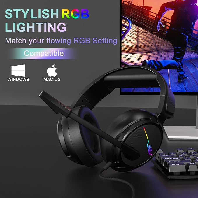 Jeecoo V20U USB Pro Gaming Headset - Image 2