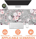 Mouse Pad Large Watercolor Rose Non-Slip Gaming Desk Mat - Image 4