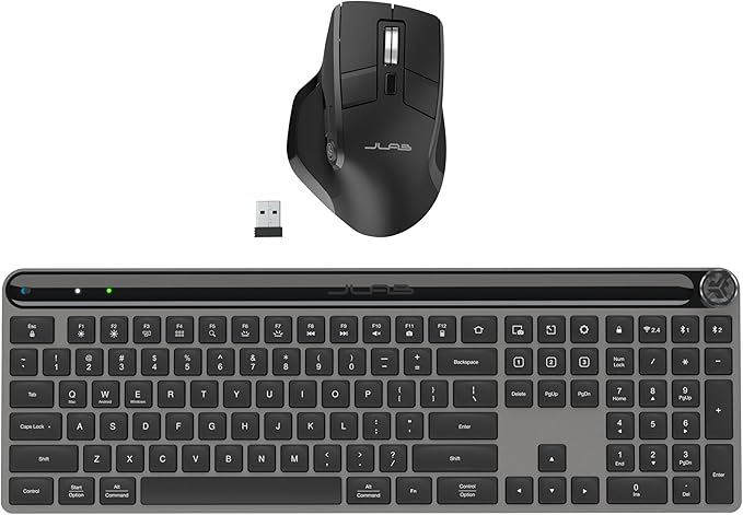 JLab Epic Work Bundle, Epic Wireless Keyboard and Epic Wireless Mouse by JLab