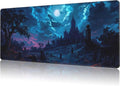 Mouse Pad Large Gothic Graveyard Non-Slip Game Desk Mat by NIYLYNSYN