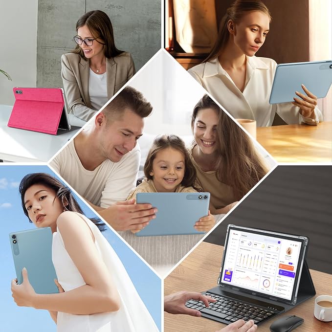 Android Tablet with Keyboard, 10 inch Android 15 tablet, 24GB RAM 128GB ROM - Image 7