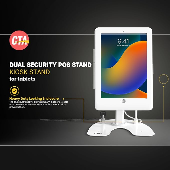 Dual Locking Stand – CTA Security Kiosk - Image 2