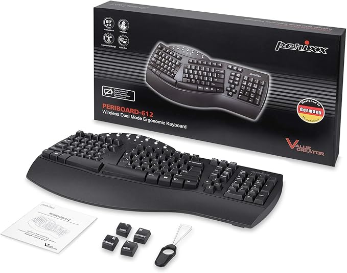 Perixx Periboard-612B Wireless Ergonomic Split Keyboard - Image 9