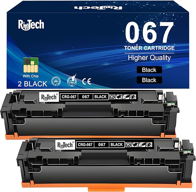067 Black Toner Cartridge, Replacement by RitoTech
