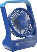 Portable Desk Fan 20000mAh Battery Operated Rechargeable, 200H Long Lasting by FocusedUSBsmallappliances