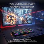 RK ROYAL KLUDGE 75% HE Mechanical Gaming Keyboard Wired Hall Effect Magnetic - Image 10