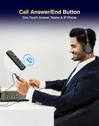 USB Headset with Microphone for PC-Wired Noise Reduction Office Headset work - Image 5