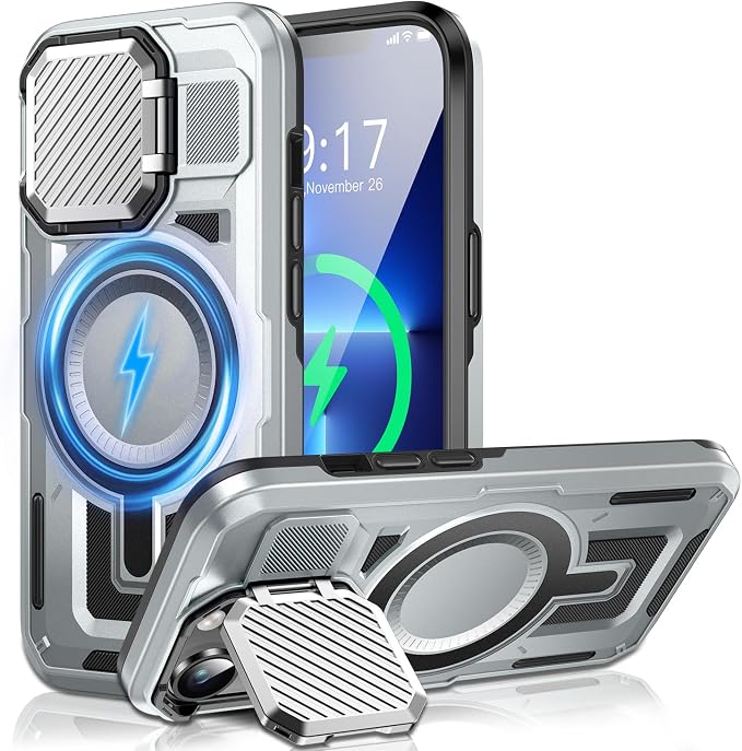 Camera Stand Case for iPhone 13 Pro Max, 2024 Version Military Grade Protective by Unknown