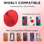Magnetic Phone Ring Grip Holder, Silicone Finger Loop Grip, Compatible - Image 7