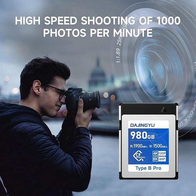High Speed 980GB CFexpress Type B Memory Card 1900MB/s Read & 1500MB/s Write - Image 4