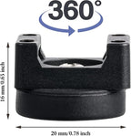 Yookeer 120 Pieces Magnetic Zip Tie Mount Multipurpose Cable Holder Magnets - Image 6