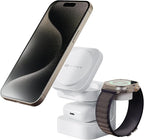 HyperJuice 3-in-1 Wireless Charger Qi2 Magnetic Stand — Fast Charger by HYPERProductsInc