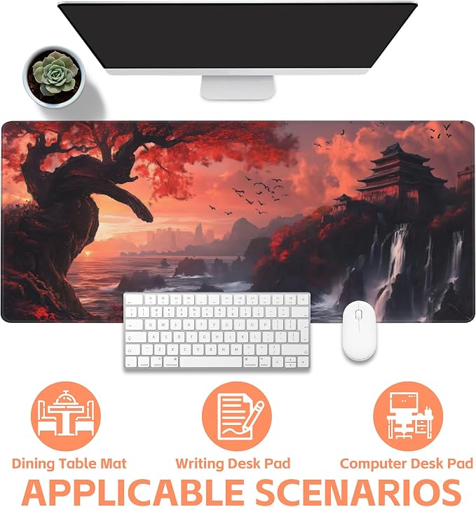 Mouse Pad Large Fantasy Landscape Non-Slip Gaming Desk Mat - Image 4