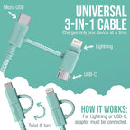 Smartish USB-C/Lightning Cable for iPhone 16/15/14 - Image 2