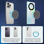 Silicone Suction Cup Phone Mount, Magnetic Suction Phone Case Stand, Mirror - Image 2