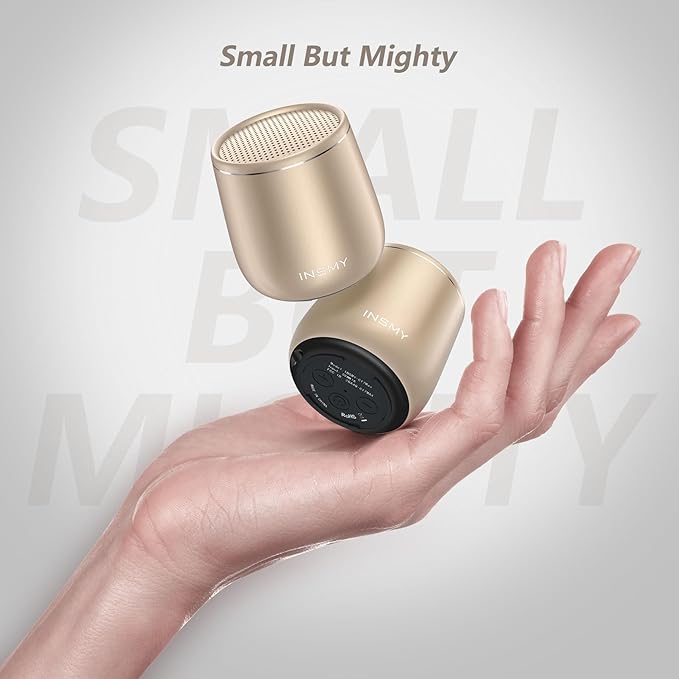 INSMY Small Bluetooth Speaker, Waterproof Mini Portable Wireless Speaker - Image 2