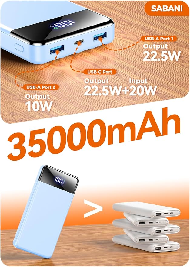 Portable Charger 35000mAh Power Bank - Image 8