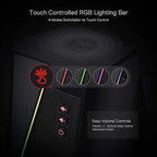 Redragon GS520 RGB Desktop Speakers, 2.0 Channel PC Computer Stereo Speaker - Image 5