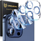 UniqueMe for 3 Pack iPhone 15 Pro/iPhone 15 Pro Max Camera Lens Protector by UniqueMe