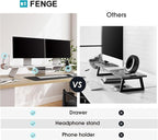Fenge Dual Monitor Stand, 42.5 Inch Monitor Riser - Image 4