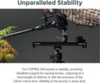 Accsoon Toprig S40 Motorized Camera Slider 40cm/16 App Wireless Control Carbon - Image 2