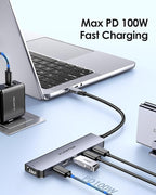 LENTION 6-in-1 USB C Hub Dock - Image 5