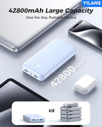 Portable Charger, 42800mAh Power Bank Built-in Cable, 22.5W PD USB C in & Out - Image 5