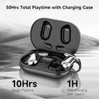 Open Ear Clip Wireless Earbuds Bone Conduction Headphones, Open Ear Design - Image 4